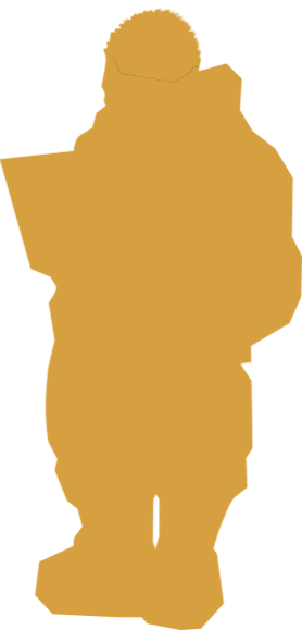 2ème couche de l'image de l'ombre du profil de l'auteur